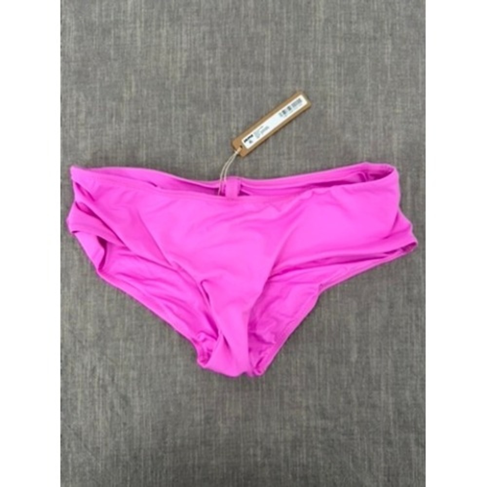 SKIMS Recycled Swim Hipster Bikini Bottom Neon Orchid Pink Size S Small NWT